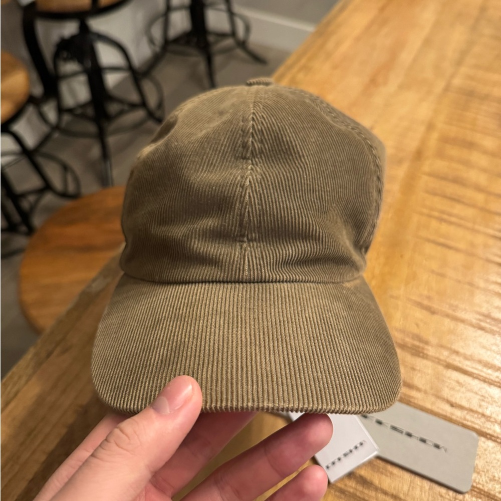 Rick Owens DRKSHDW FW23 Embroidered Corduroy Baseball Hat